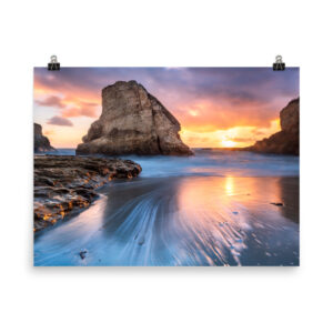 Anakin to Darth Vader Split Portrait | Dark Side Duality Poster